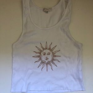 Urban outfitter white sun tank top